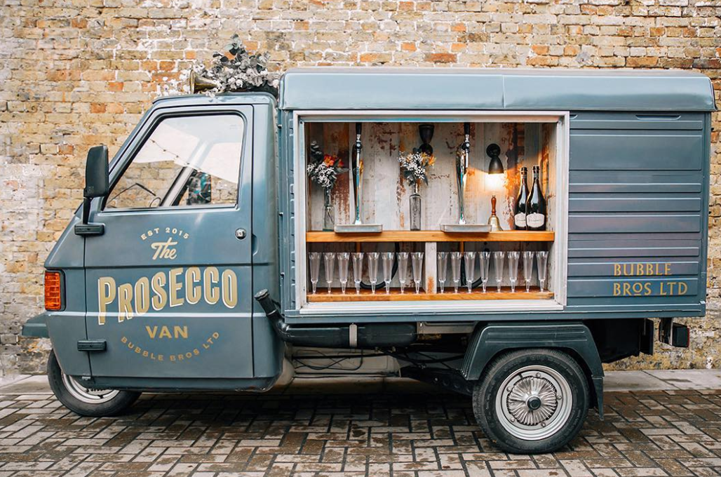 Bubble Bros Prosecco Van